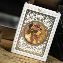Mazzo di carte Mucha Princess Hyacinth Silver Edition Playing Cards by TCC