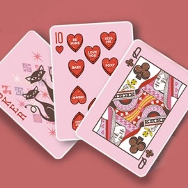 Mazzo di carte Bicycle Vintage Valentine by Collectable Playing Cards