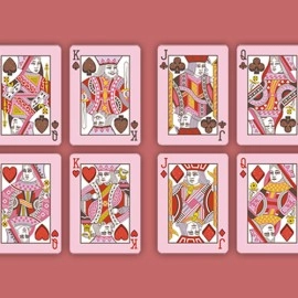 Mazzo di carte Bicycle Vintage Valentine by Collectable Playing Cards