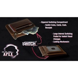 Apex Wallet Black (Gimmick and Online instructions) by Thomas Sealey