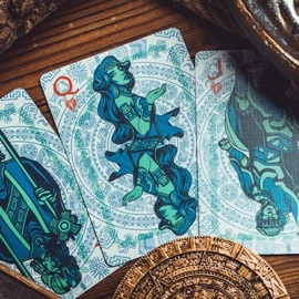 Mazzo di carte Gilded Maya Moon Playing Cards