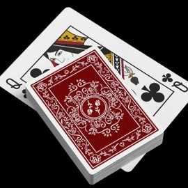 Mazzo di carte Black Roses Edelrot Mini Playing Cards (Collector's Box)