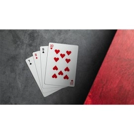 Mazzo di carte Continuum Playing Cards (Burgundy)