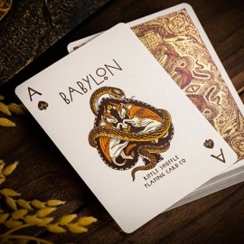 Mazzo di carte Babylon Golden Wonders Foiled Edition Playing Cards by Riffle Shuffle