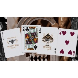 Mazzo di carte Montauk Hotel Burgundy Playing Cards by Gemini