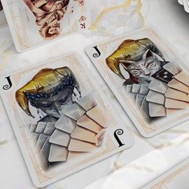 Mazzo di carte Card Masters Precious Metal (White) Playing Cards by Handlordz