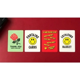 Mazzo di carte Fontaine: Chinatown (Yellow) Playing cards