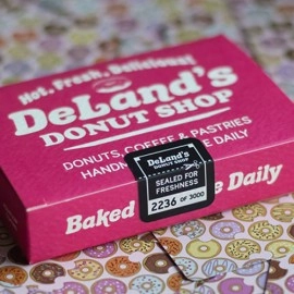 Mazzo di carte DeLand's Donut Shop Playing Cards