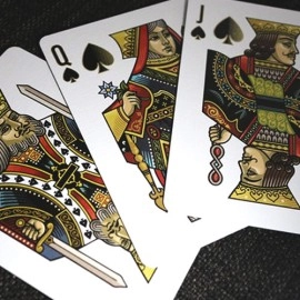 Mazzo di carte Oath Standard (Navy Blue) Playing Cards by Lotrek