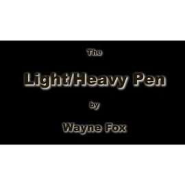 Light and Heavy Pen (Gimmicks and Online Instructions) by Wayne Fox