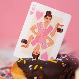 Mazzo di carte Papa Leon's Wicked Donuts (Chocolate) Playing Cards by Wounded Corner and Cam Toner