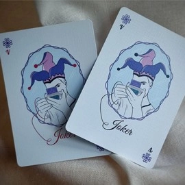 Mazzo di carte Oxalis V3 Purple Holographic Special Edition Playing Cards