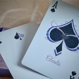 Mazzo di carte Oxalis V3 Purple Holographic Special Edition Playing Cards