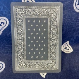 Mazzo di carte Gilded Bicycle Bandana (Blue) Playing Cards