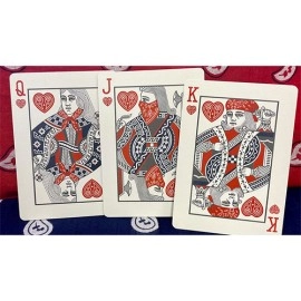 Mazzo di carte Bicycle Bandana Stripper (Blue) Playing Cards