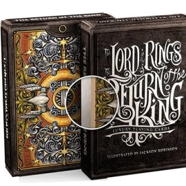 Mazzo di carte The Lord of the Rings - Return of the King Playing Cards (Black Gilded Edition) by Kings Wild