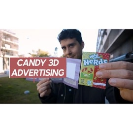 3D Candy Advertisement (Gimmicks and Online Instructions) by Henry Evans and Mysteries