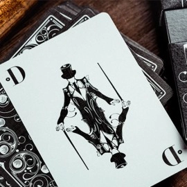 Mazzo di carte Smoke & Mirror (Mirror- Black) Deluxe Limited Edition Playing Cards by Dan & Dave