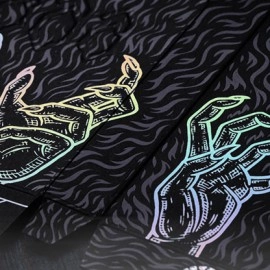 Mazzo di carte 666 Dark Reserves Holographic Foiled Edition Playing Cards by Riffle Shuffle