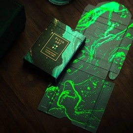 Mazzo di carte Fluid Art Green (Luxury Edition) Playing Cards