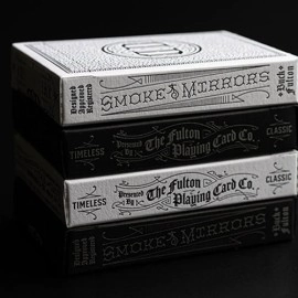 Mazzo di carte Smoke & Mirrors x Fulton (Mirror-Black) Playing Cards by Dan & Dave - 15th Anniversary Edition