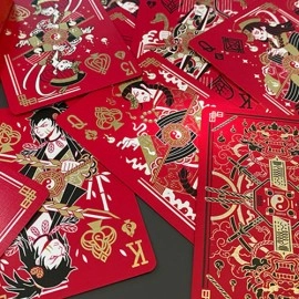 Mazzo di carte Geung Si The Torpor (Red) Playing Cards