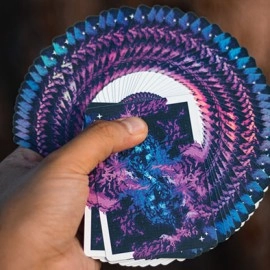 Mazzo di carte Holographic Foiled Nebula Playing Cards