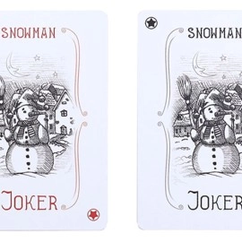 Mazzo di carte Bicycle Snowman (Red) Playing Cards