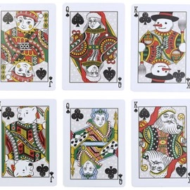 Mazzo di carte Bicycle Snowman (Red) Playing Cards