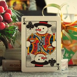 Mazzo di carte Bicycle Snowman (Blue) Playing Cards