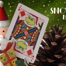 Mazzo di carte Bicycle Snowman (Blue) Playing Cards