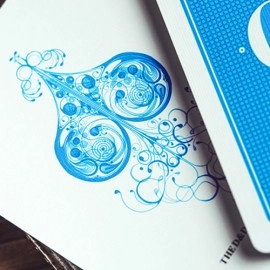 Mazzo di carte Smoke & Mirrors V9 (Blue Edition) Playing Cards by Dan & Dave