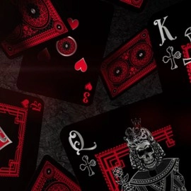 Mazzo di carte Secrets of the Key Master: Vampire Edition (with Holographic Foil Drawer Box) Playing Cards by Handlordz