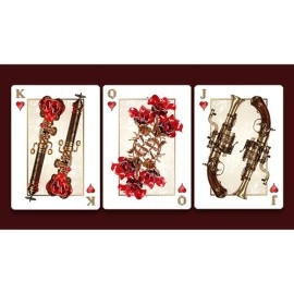 Mazzo di carte Victorian Steampunk (Gold) Playing Cards