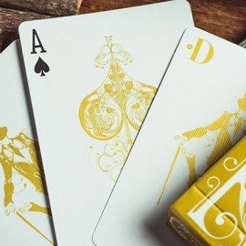Mazzo di carte Smoke & Mirrors V9, Gold (Standard) Edition Playing Cards by Dan & Dave