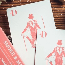 Mazzo di carte Smoke & Mirrors V9, Pink (Standard) Edition Playing Cards by Dan & Dave