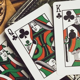 Mazzo di carte Smoke & Mirrors V9 (Green Edition) Playing Cards by Dan & Dave