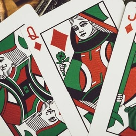 Mazzo di carte Smoke & Mirrors V9 (Green Edition) Playing Cards by Dan & Dave