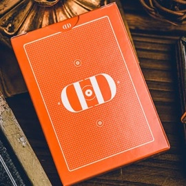 Smoke & Mirrors V9 (Orange Edition) Playing Cards by Dan & Dave