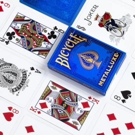 Mazzo di carte Bicycle Metalluxe Blue Playing Cards by US Playing Card Co.