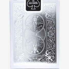Mazzo di carte Bicycle Metalluxe Silver Playing Cards by US Playing Card Co.