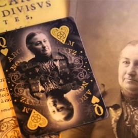 Mazzo di carte Divination (Black) Playing Cards by Midnight Cards