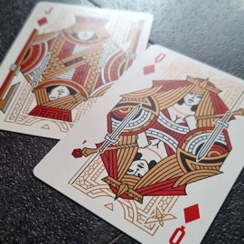 Mazzo di carte Damokles Cuprum Playing Cards by Giovanni Meroni
