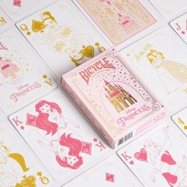 Mazzo di carte Bicycle Disney Princess (Pink) by US Playing Card Co.