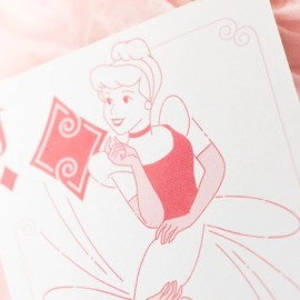Mazzo di carte Bicycle Disney Princess (Pink) by US Playing Card Co.