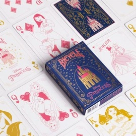 Mazzo di carte Bicycle Disney Princess (Navy) by US Playing Card Co.