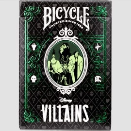 Mazzo di carte Bicycle Disney Villains (Green)  by US Playing Card Co.