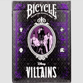 Mazzo di carte Bicycle Disney Villains (Purple)  by US Playing Card Co.