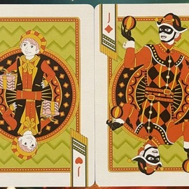 Mazzo di carte Bicycle Nutcracker (Green Gilded) Playing Cards