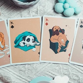 Mazzo di carte Naughty Dog Playing Cards by 808 Magic and Bacon Playing Card